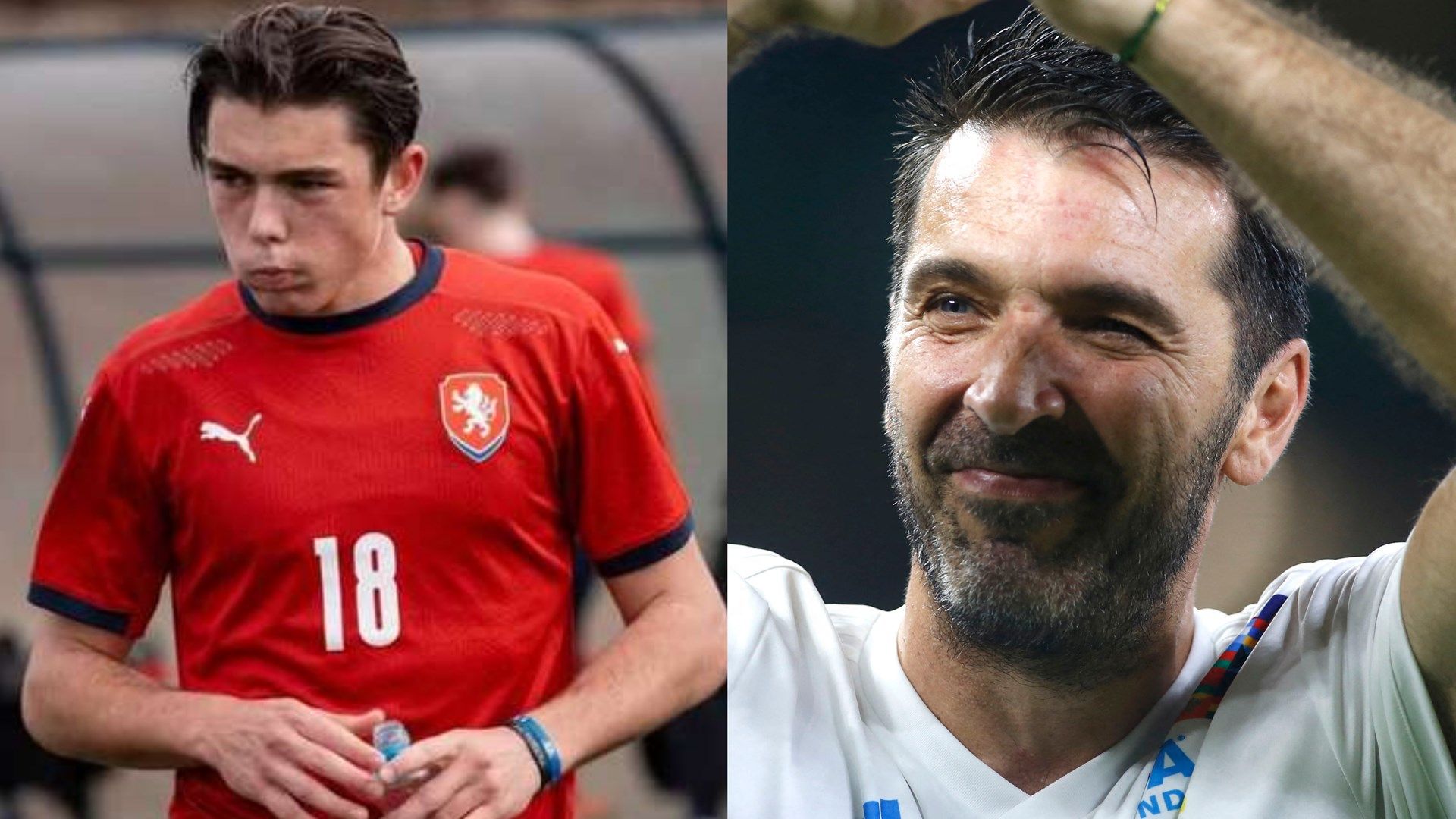 Buffon's son scores TWO hat-tricks on international duty - but not for Italy