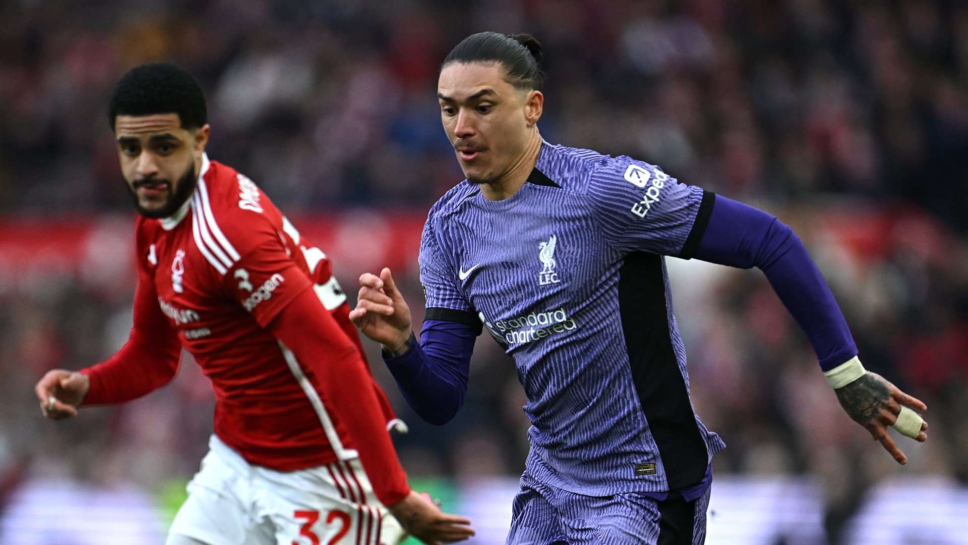 Darwin Nunez Nottingham Forest Liverpool 2023-24