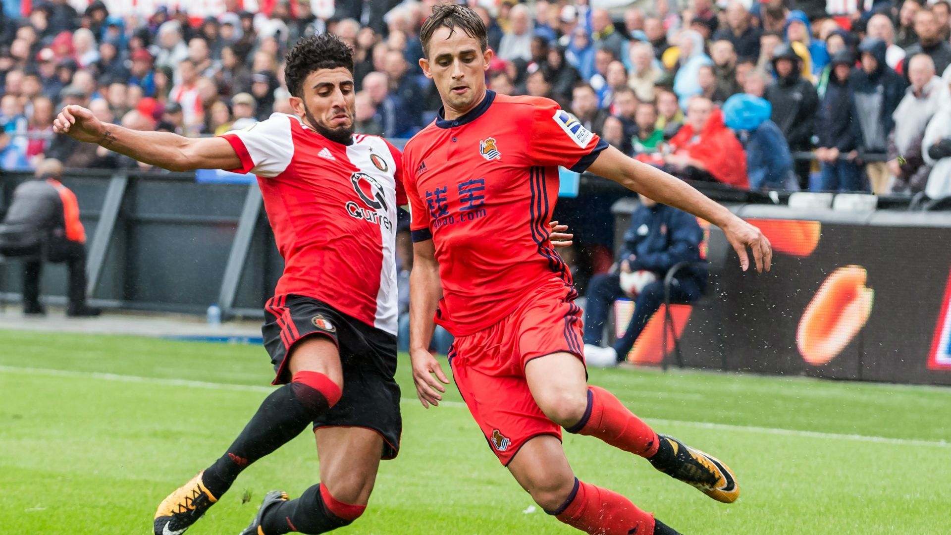 Bilal Basaçikoglu, Adnan Januzaj, Feyenoord vs. Real Sociedad, 07292017