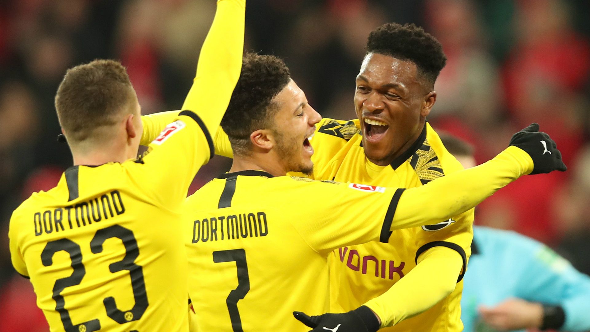 JADON SANCHO DAN-AXEL ZAGADOU BORUSSIA DORTMUND BUNDESLIGA 14122019