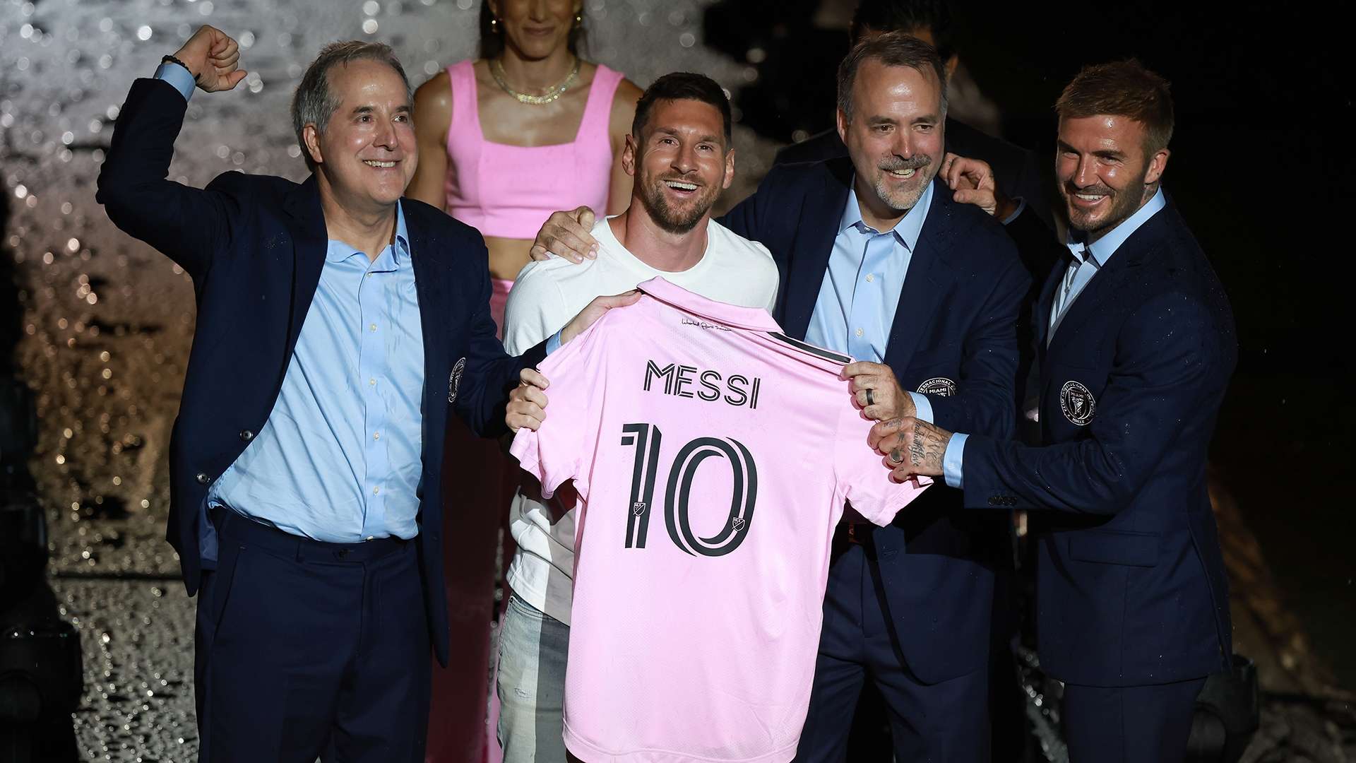 Lionel Messi David Beckham Jorge Mas Inter Miami 2023