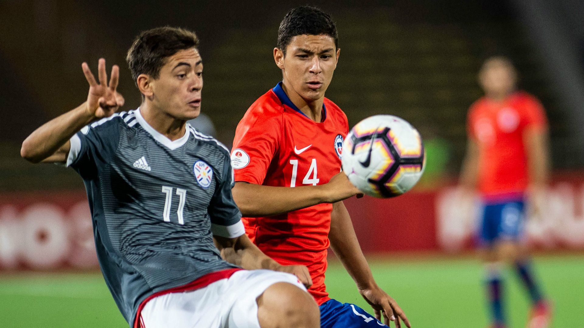 Junior Noguera Cesar Perez Paraguay Chile Sudamericano Sub 17 14042019