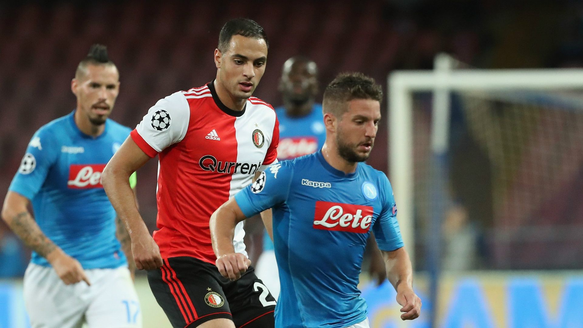 Dries Mertens, Napoli, Feyenoord, UEFA Champions League, 26092017