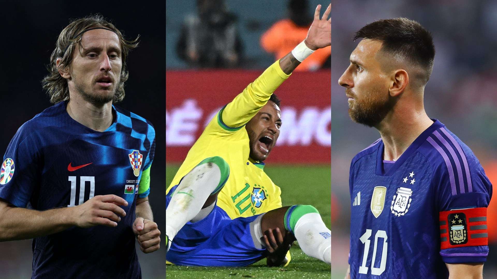 luka modrić - neymar - messi