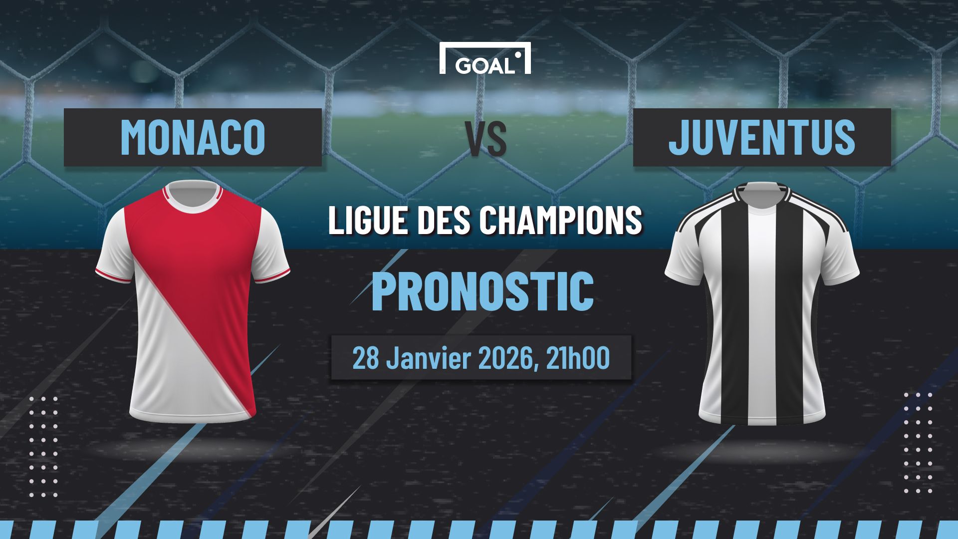 Pronostic Monaco vs Juventus 28/01/2026 : la Juve vise le top 8