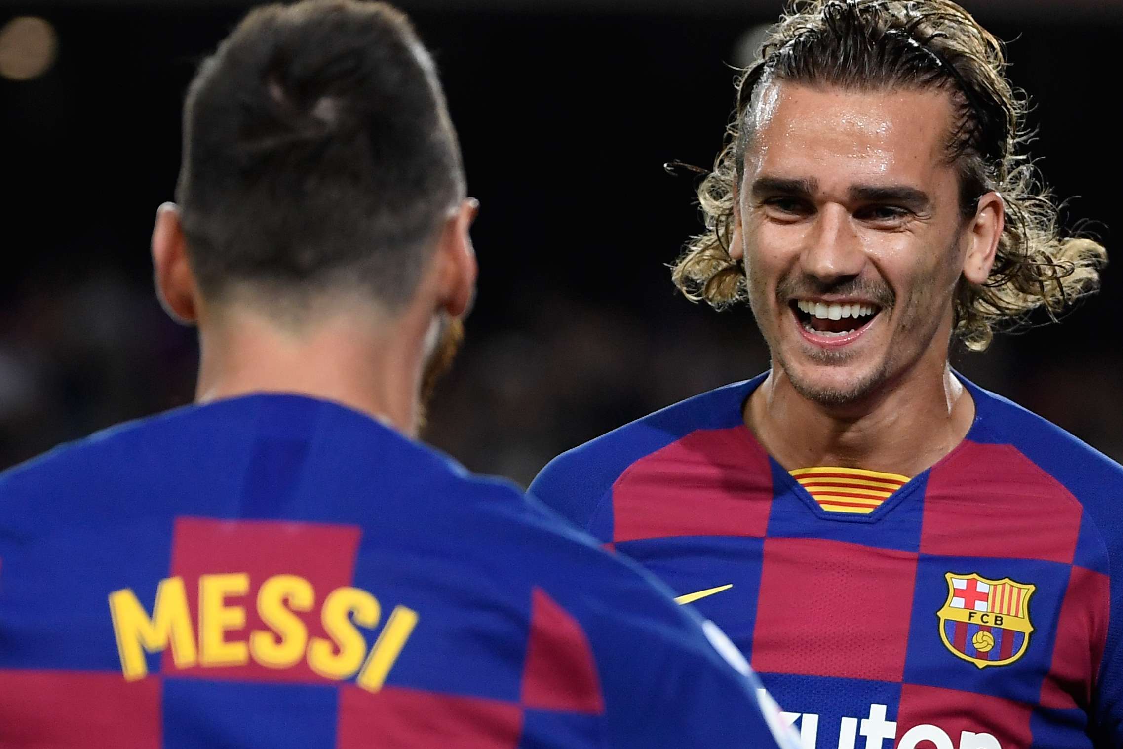 Lionel Messi Antoine Griezmann Barcelona LaLiga