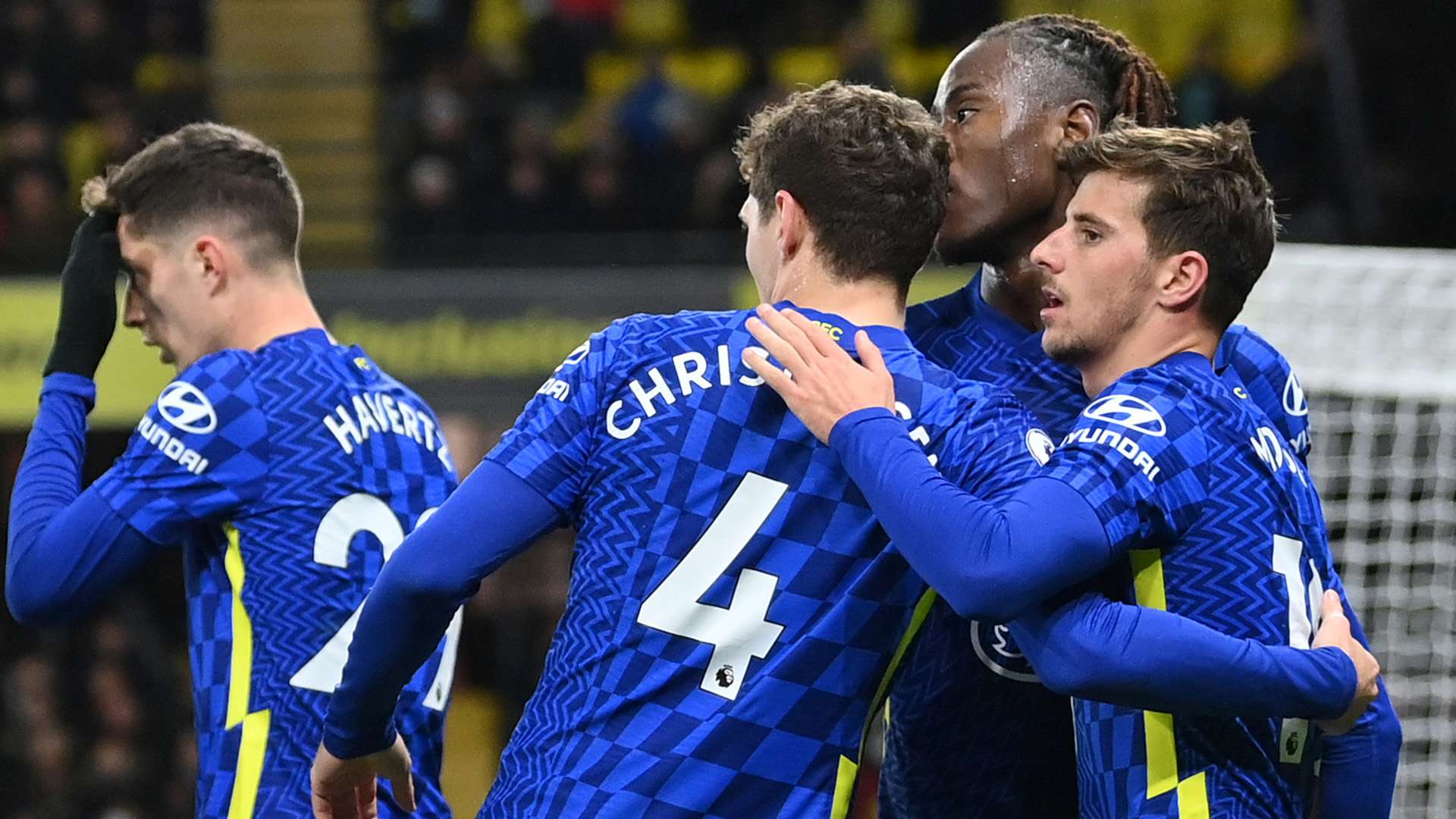 Chelsea celebrating 2021-22