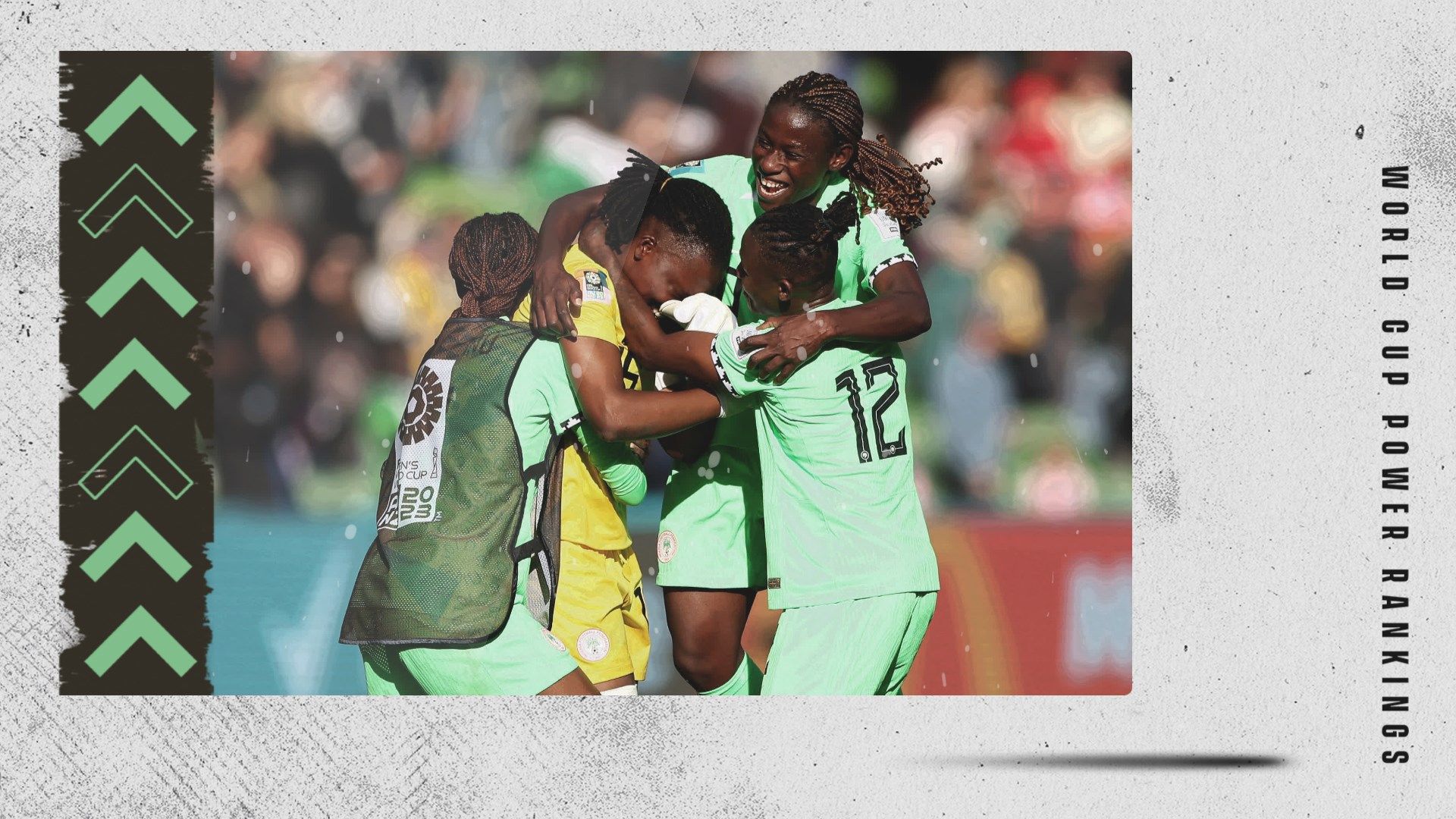 Nigeria World Cup power rankings up