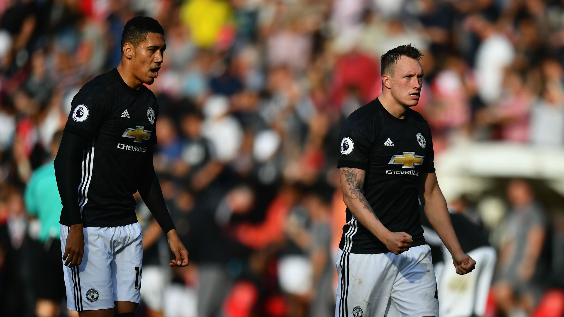 Chris Smalling Phil Jones Manchester United