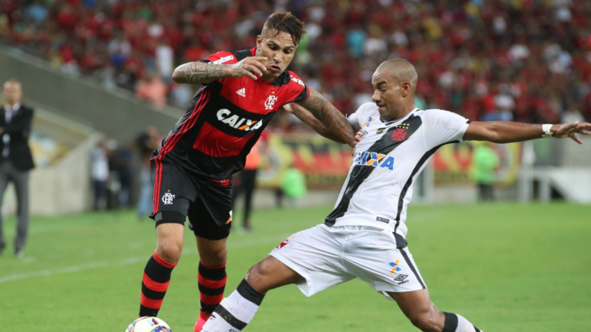 Guerrero e Rodrigo - Flamengo x Vasco - 8/04/2017