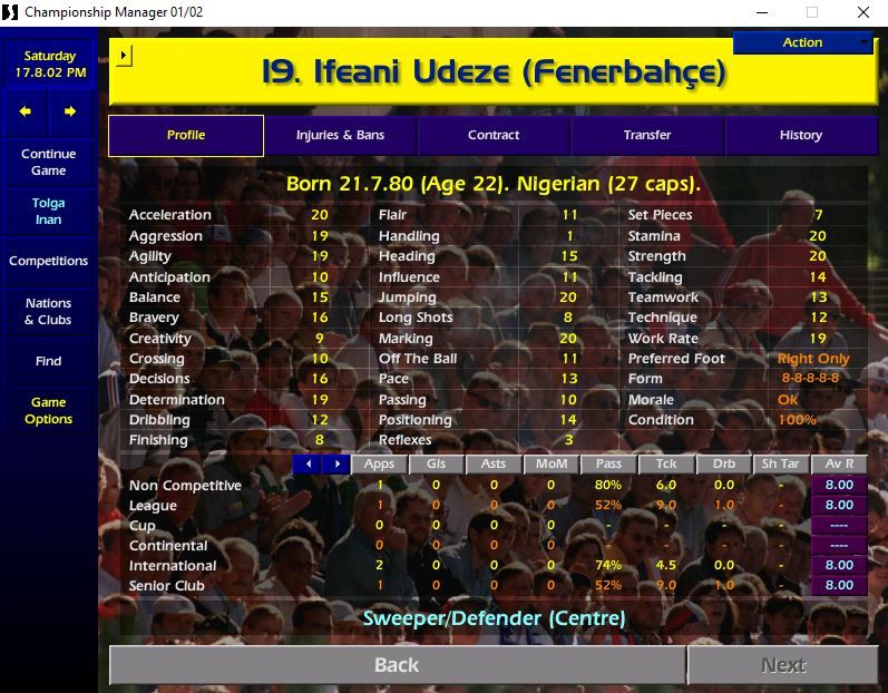 Ifeanyi Udeze CM 01/02