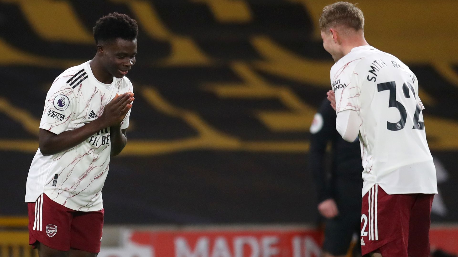 Bukayo Saka Emile Smith Rowe Arsenal 2020-21