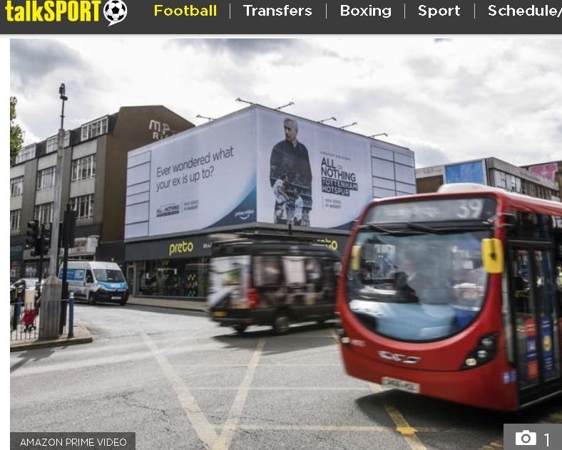 토트넘 다큐 광고