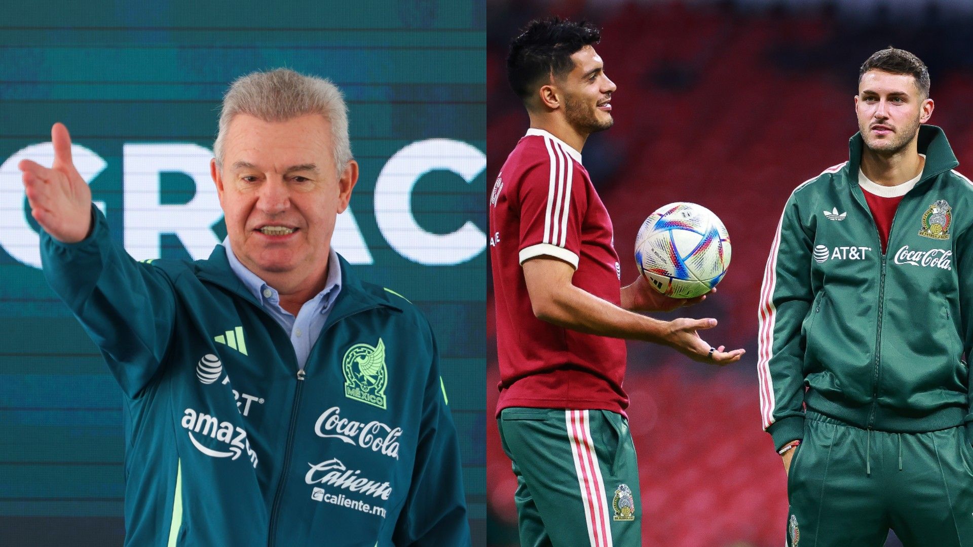 Javier Aguirre Raúl Jiménez Santiago Giménez Selección mexicana