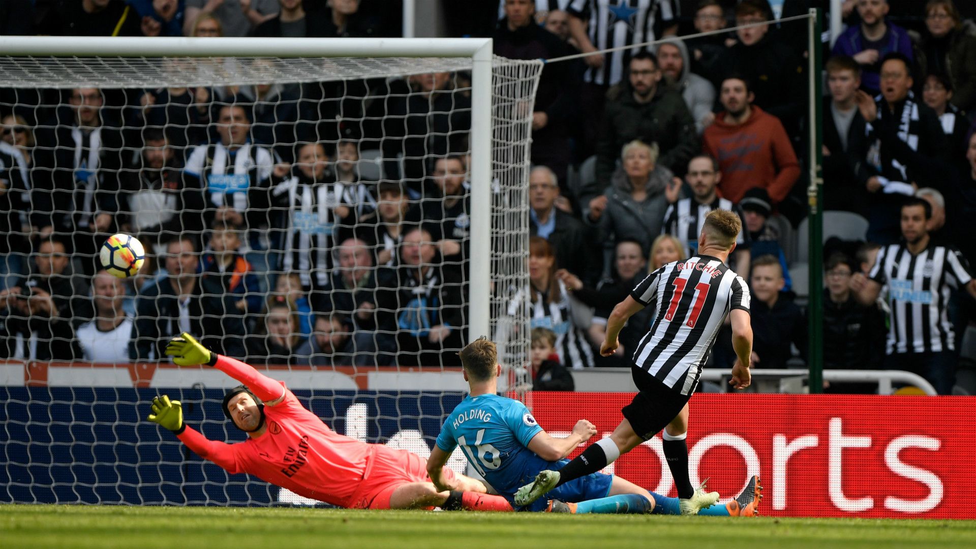 Newcastle goal Arsenal
