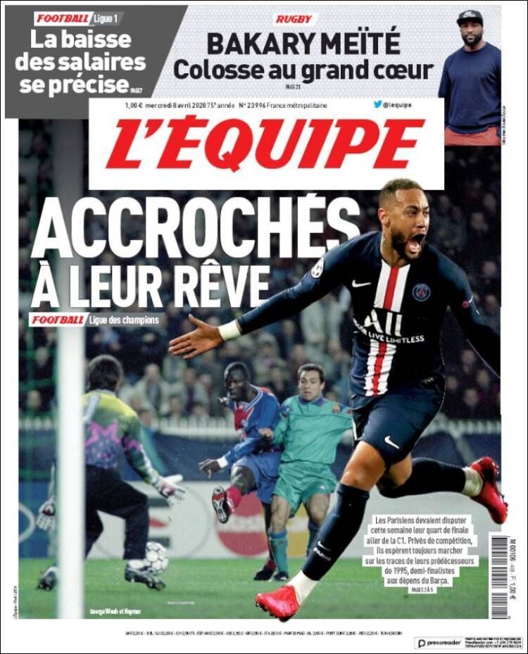 lequipe 8 April