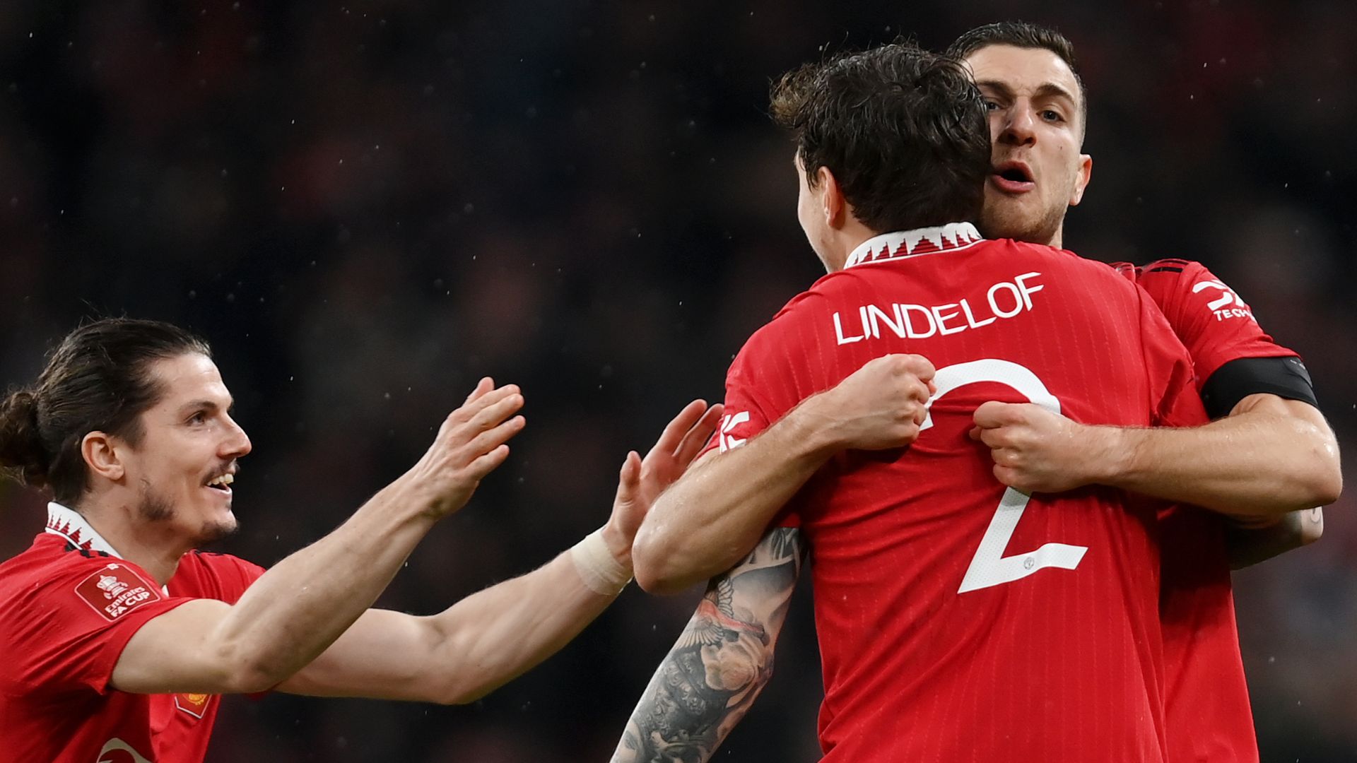 Victor Lindelof Manchester United Brighton FA Cup 2023