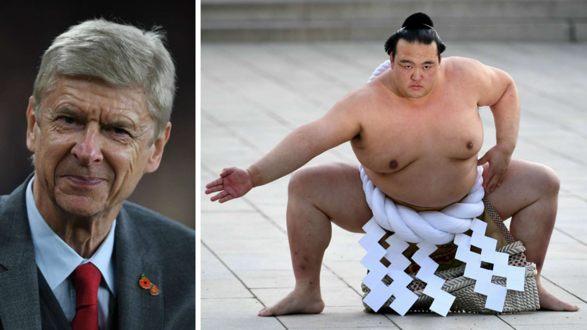 Arsene Wenger Sumo Wrestler