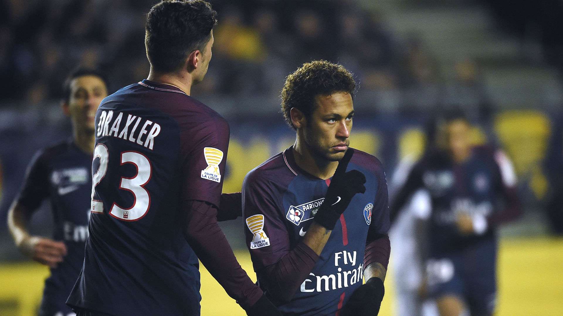 Neymar Amiens PSG Coupe de la Ligue 10012018