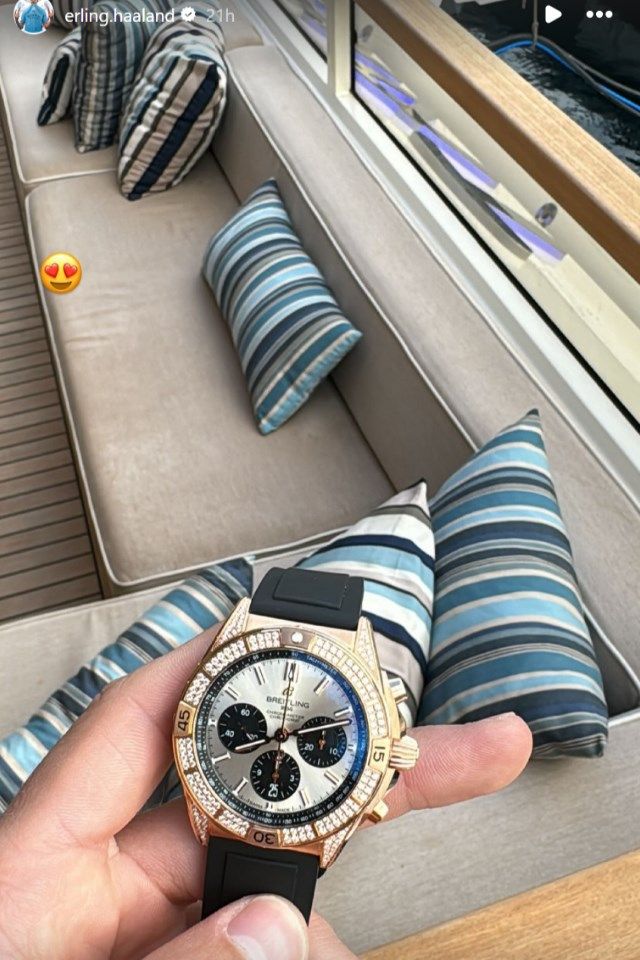 Erling Haaland Breitling watch