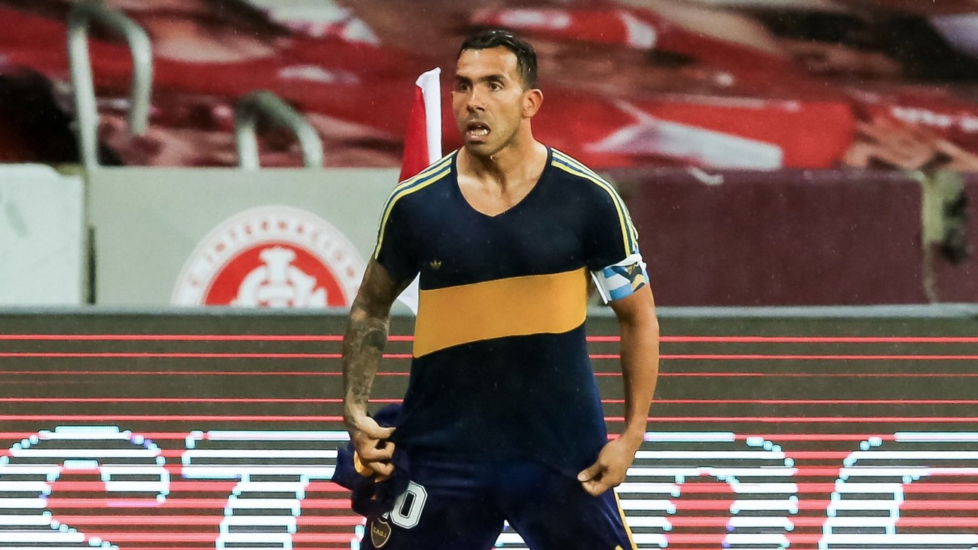 Tevez camisa Maradona Boca Jrs Inter Libertadores 02 12 2020