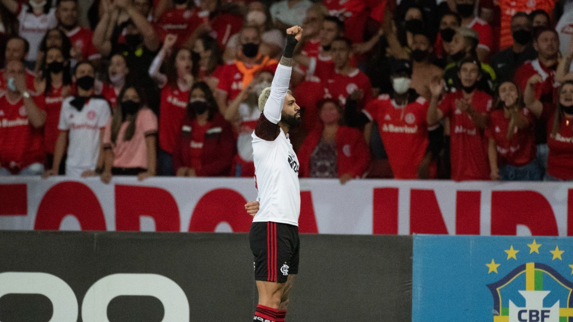 Gabigol Flamengo Internacional Brasileirão 20 11 2021