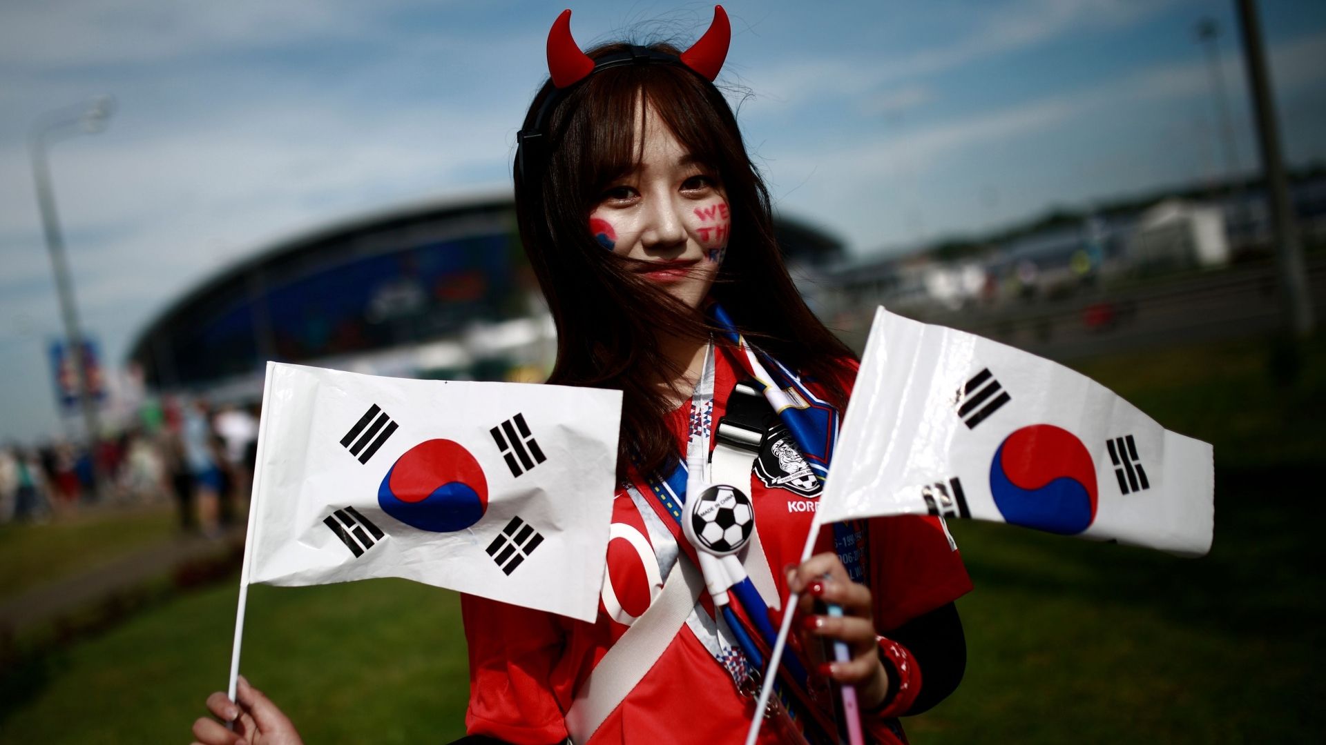 美女サポワールドカップ_韓国vsドイツ_韓国1