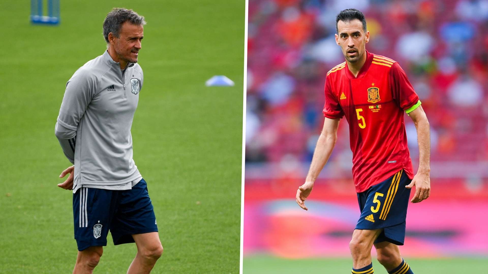 Luis Enrique Sergio Busquets Selección Española España