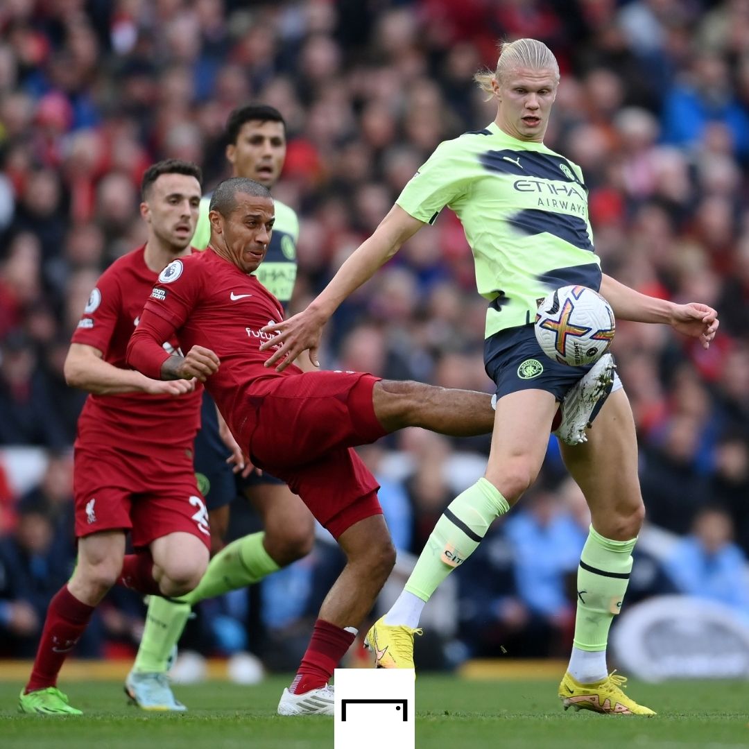 Erling Haaland Manchester City Liverpool 2022-23 GFX