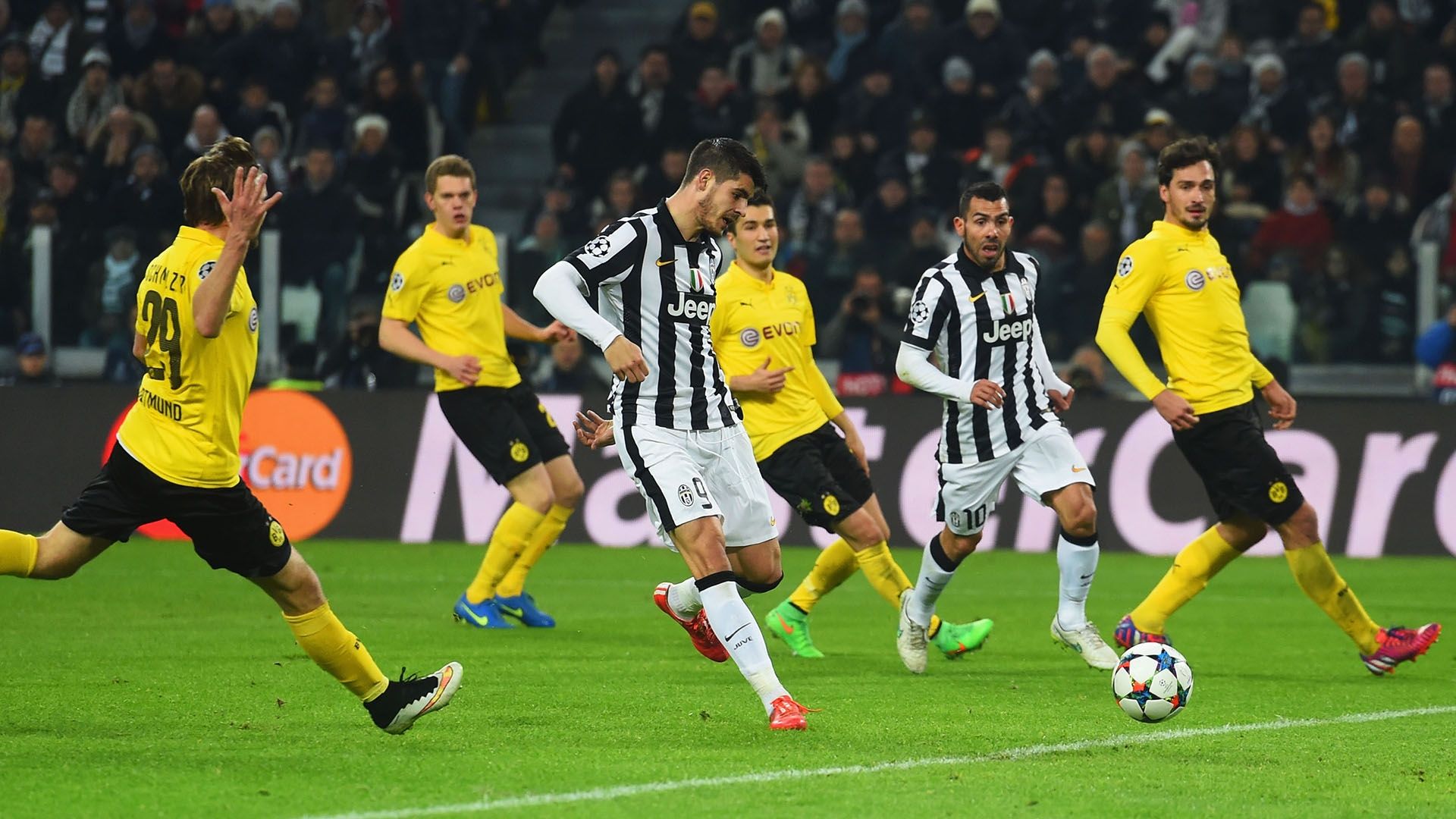 Alvaro Morata Juventus Borussia Dortmund Champions League 24022015