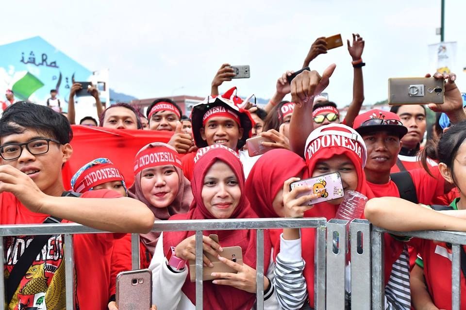 แฟนฟุตบอลชาวอินโดนีเซีย