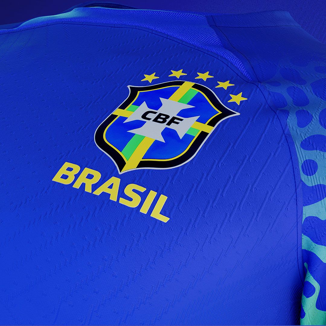 BODY ONLY detalhe Camisa 2 Brasil Copa 2022