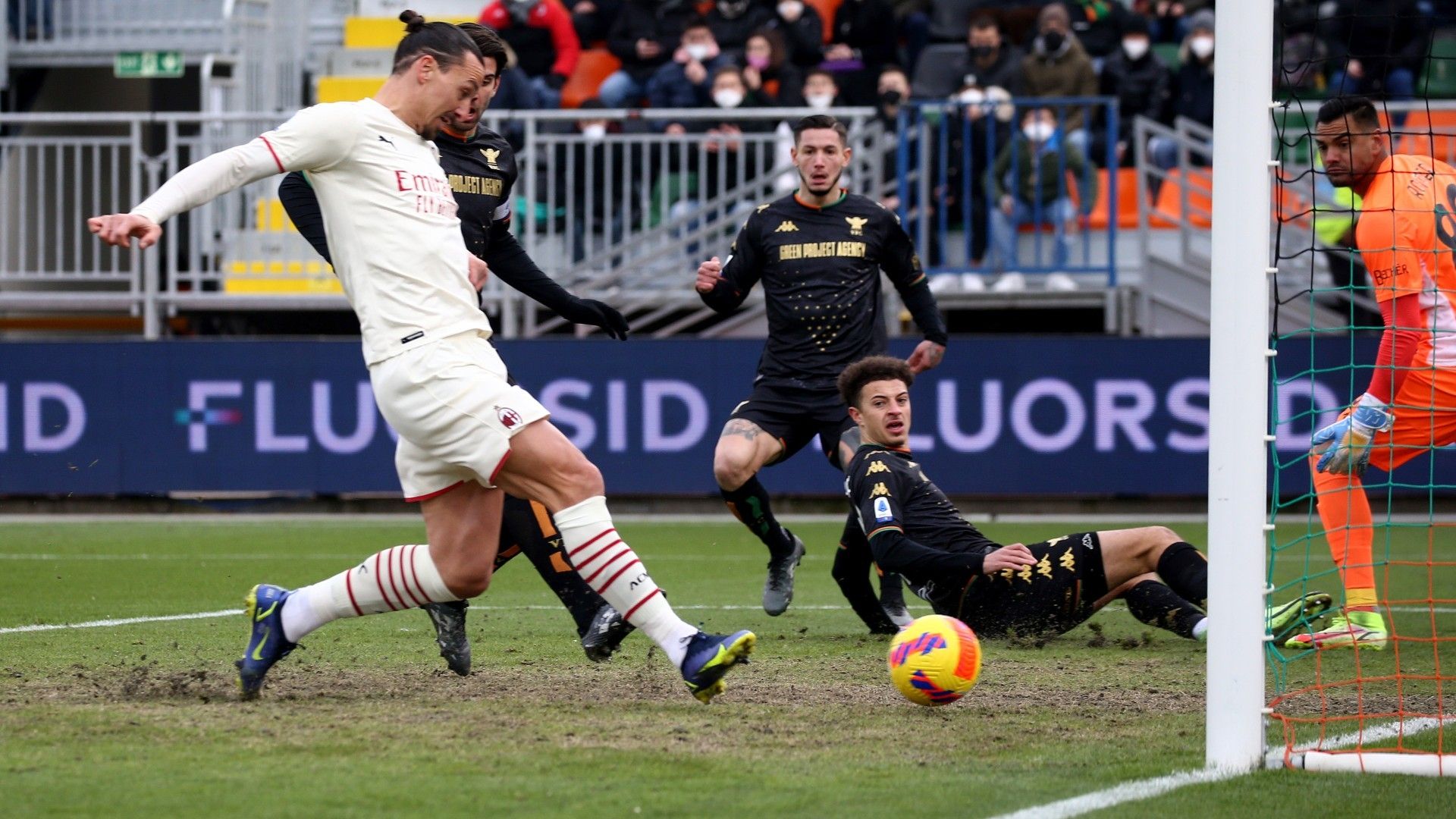 Ibrahimovic goal Venezia Milan Serie A