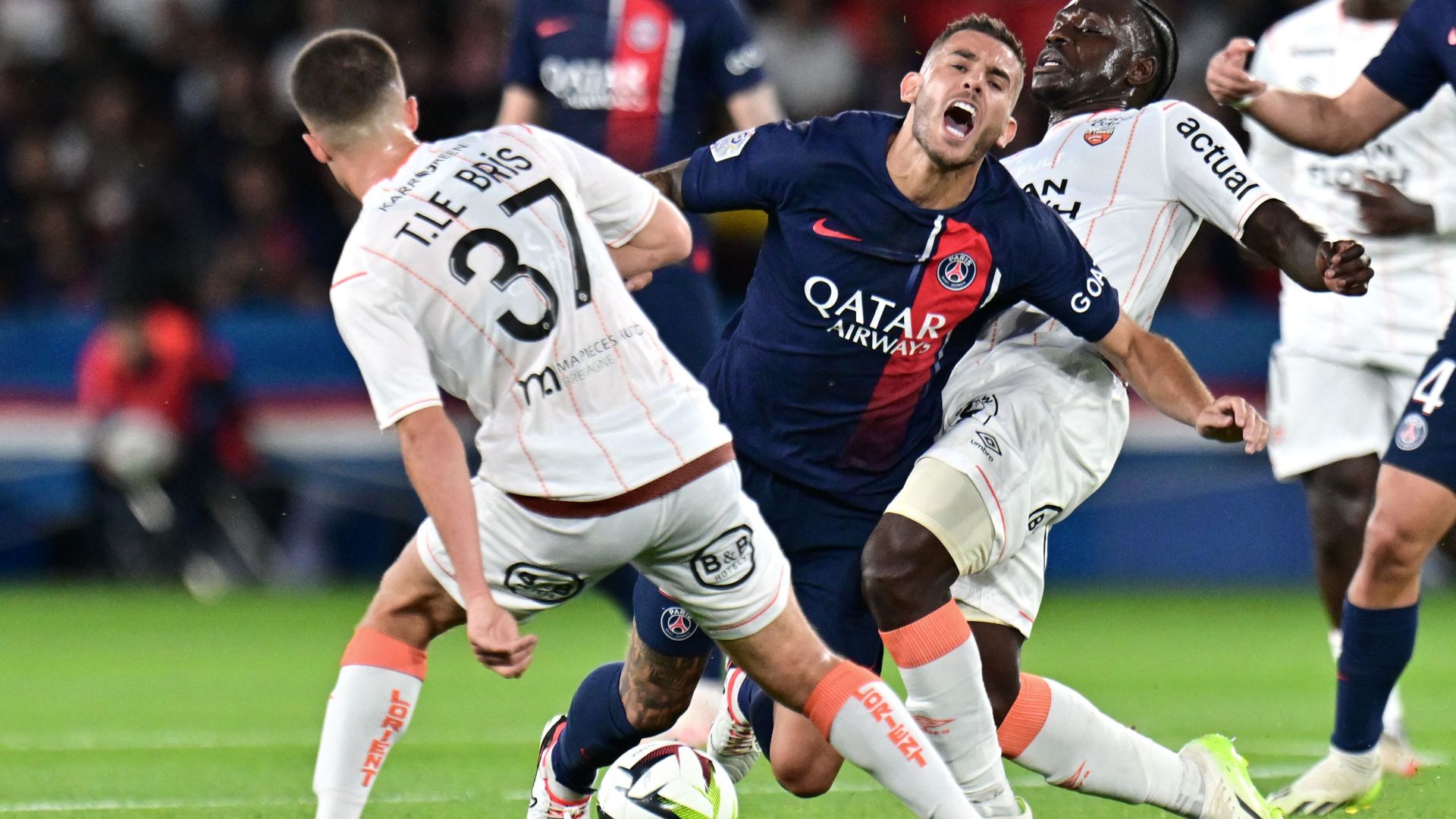 Lucas Hernandez PSG Lorient Ligue 1