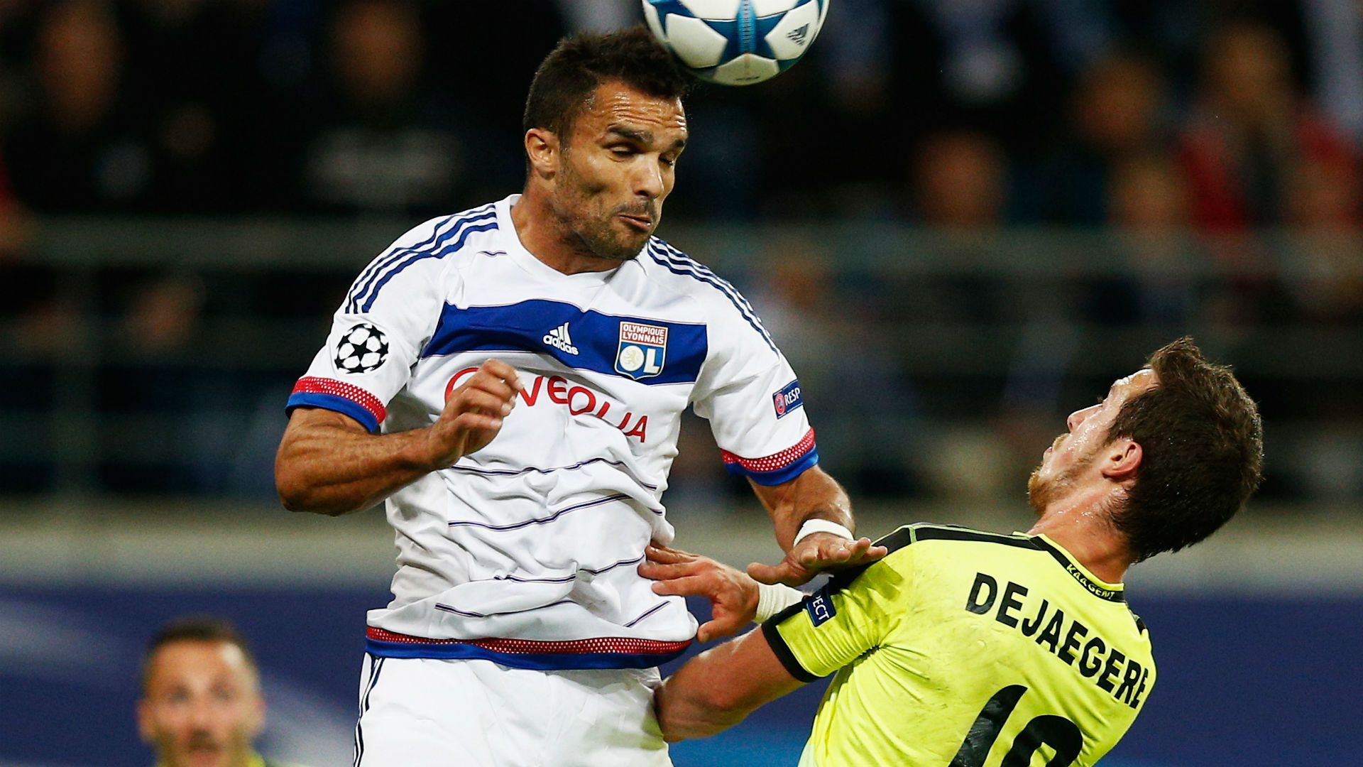 Jeremy Morel Brecht Dejaegere Gent Lyon UEFA Champions League 16092015