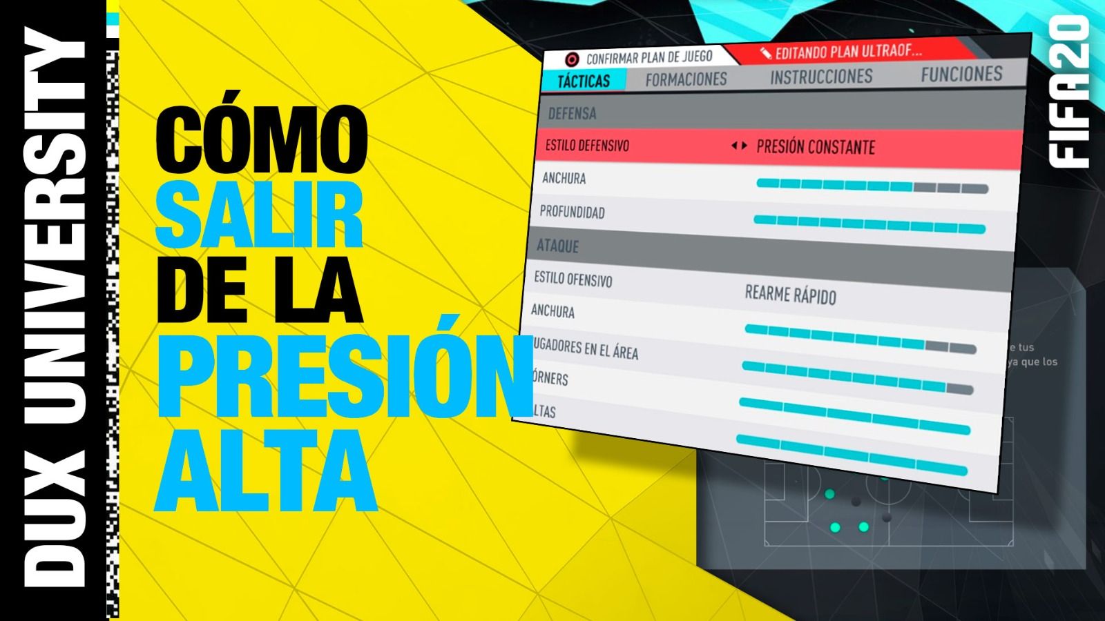 FIFA 20 tutorial presión DUX