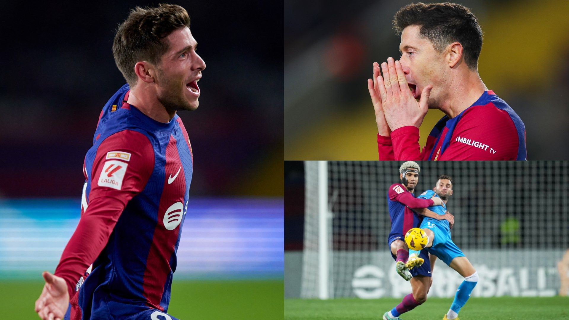 Sergi Roberto Robert Lewandowski Ronald Araujo
