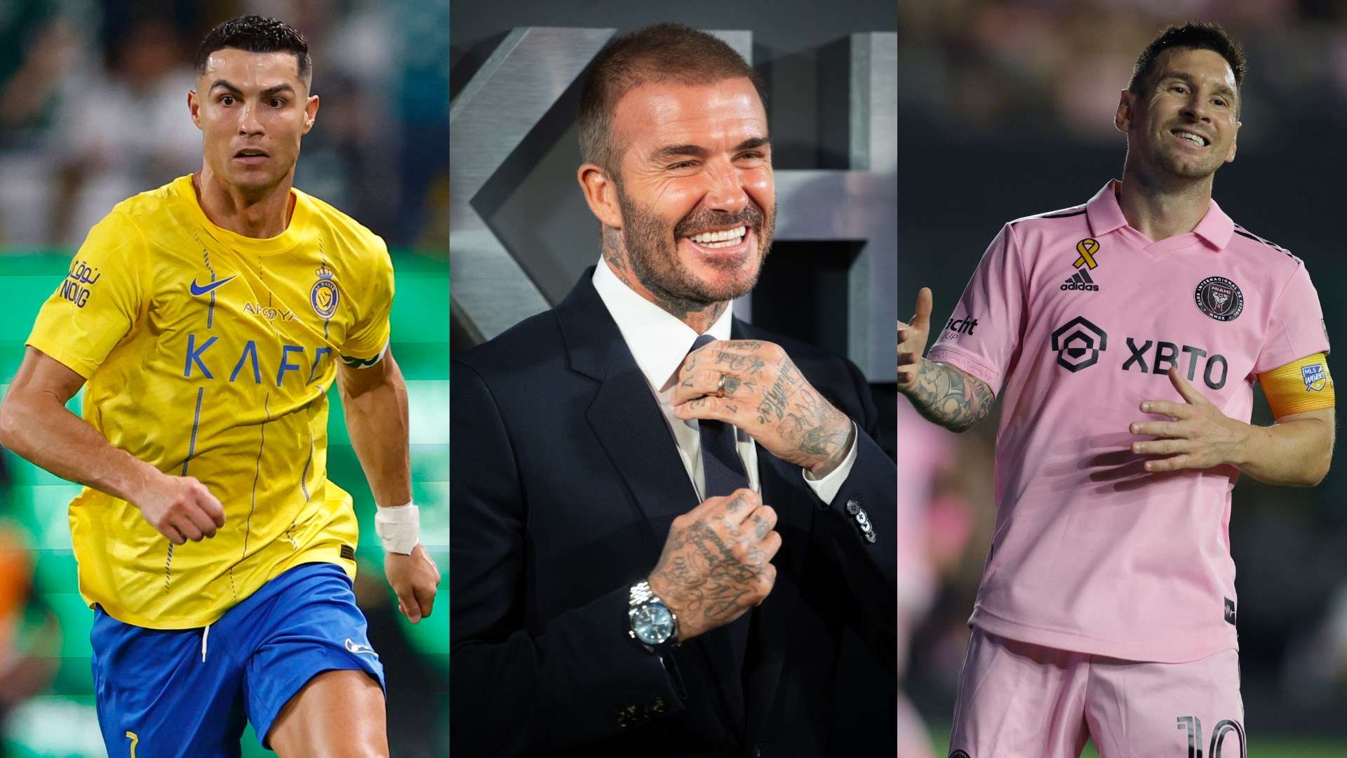 Cristiano Ronaldo - David Beckham - Lionel Messi