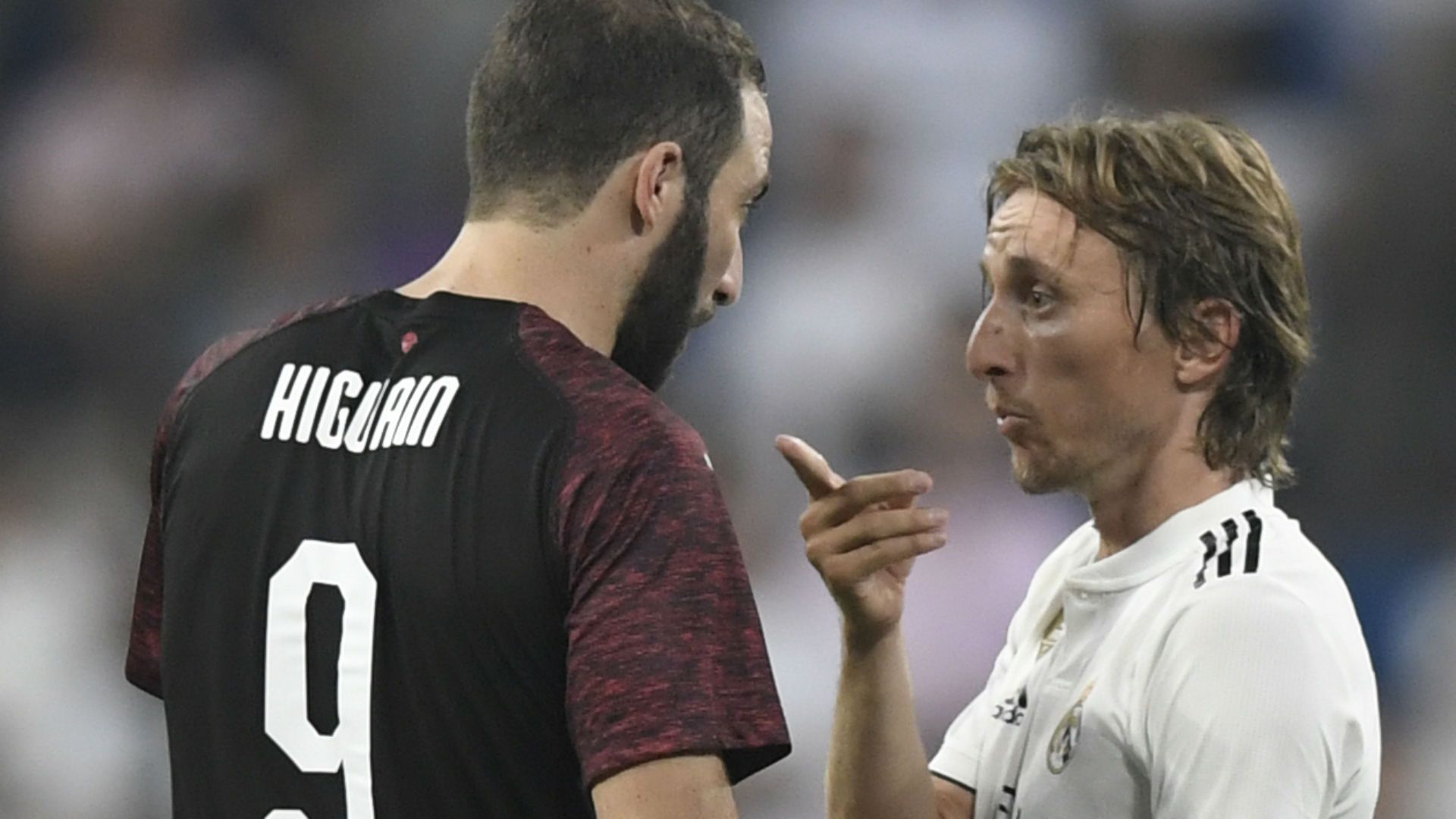 Higuain Modric Real Madrid Milan