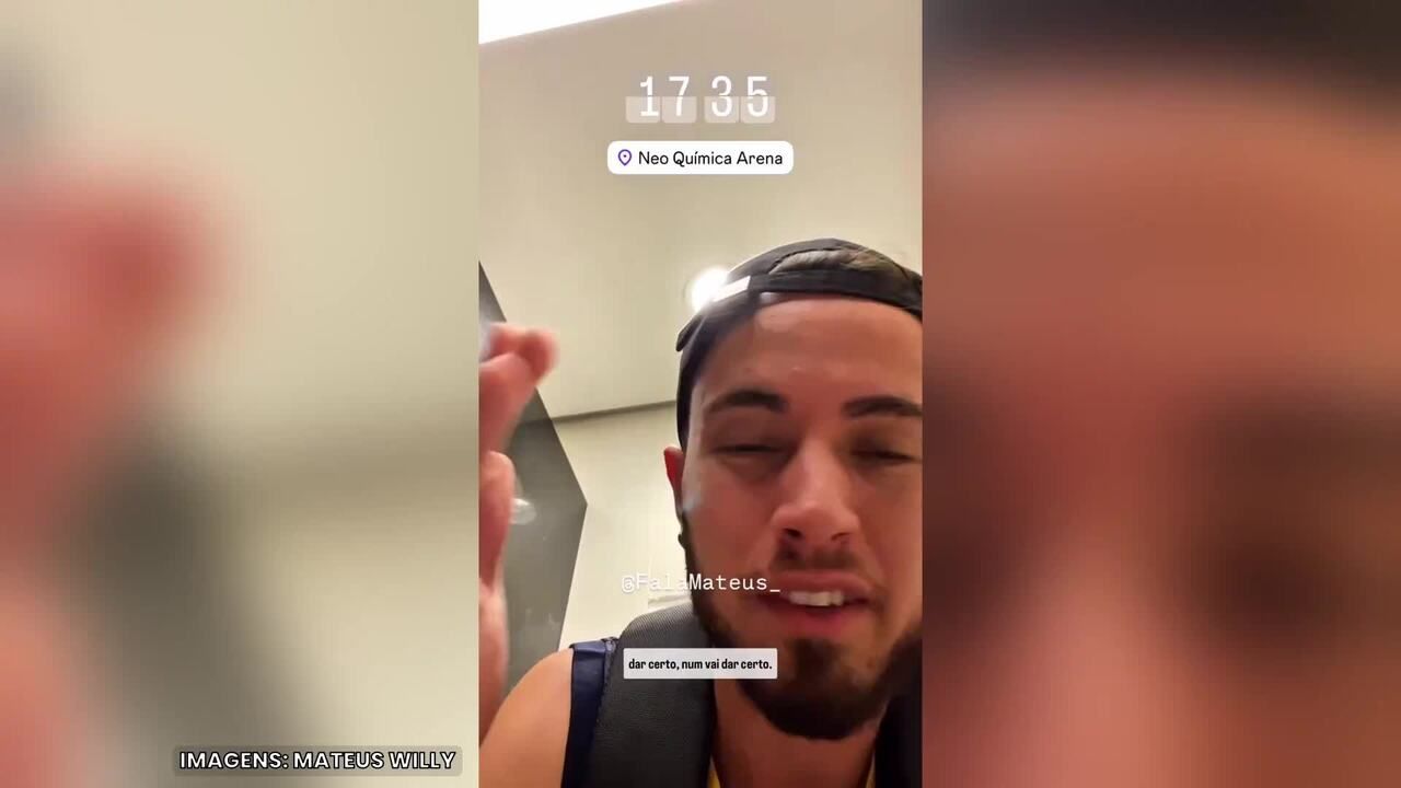 Torcedor do Corinthians se esconde no banheiro da Arena e assiste à final do Paulistão