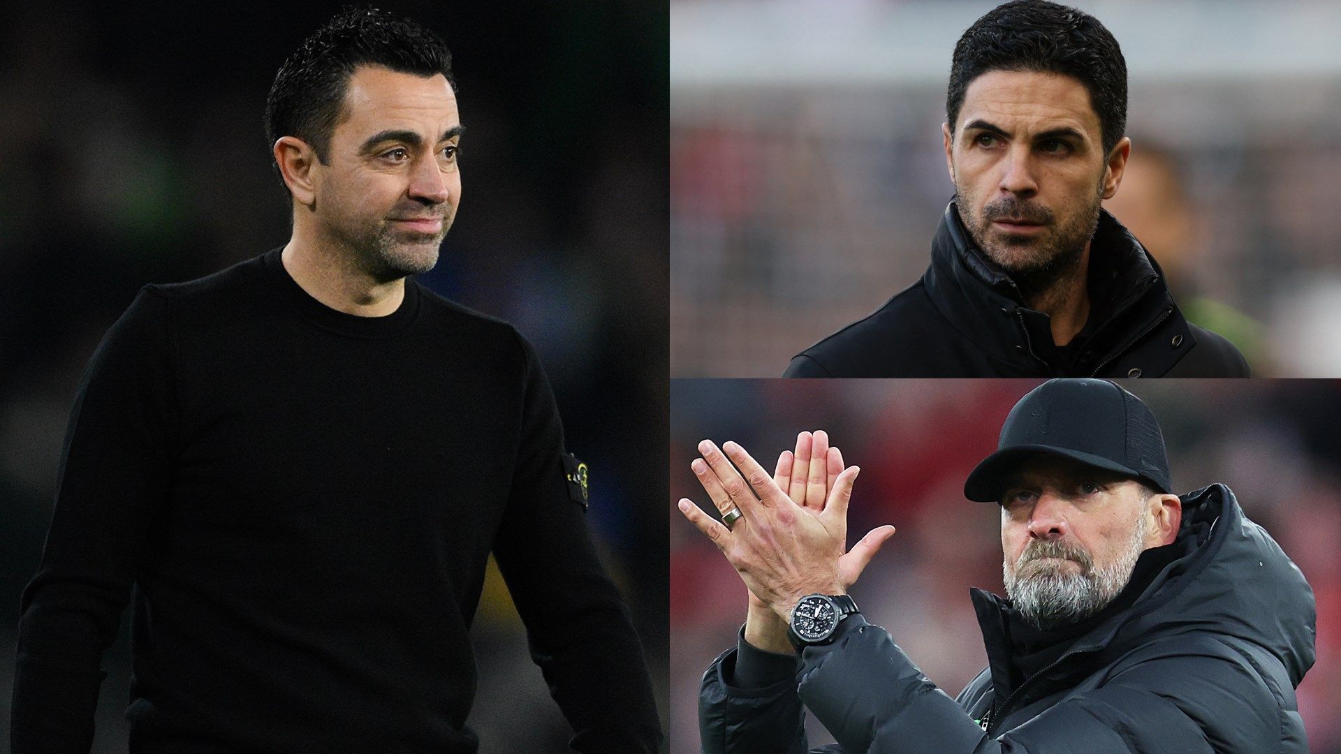 Xavi Arteta Klopp Barcelona 2023-24 GFX