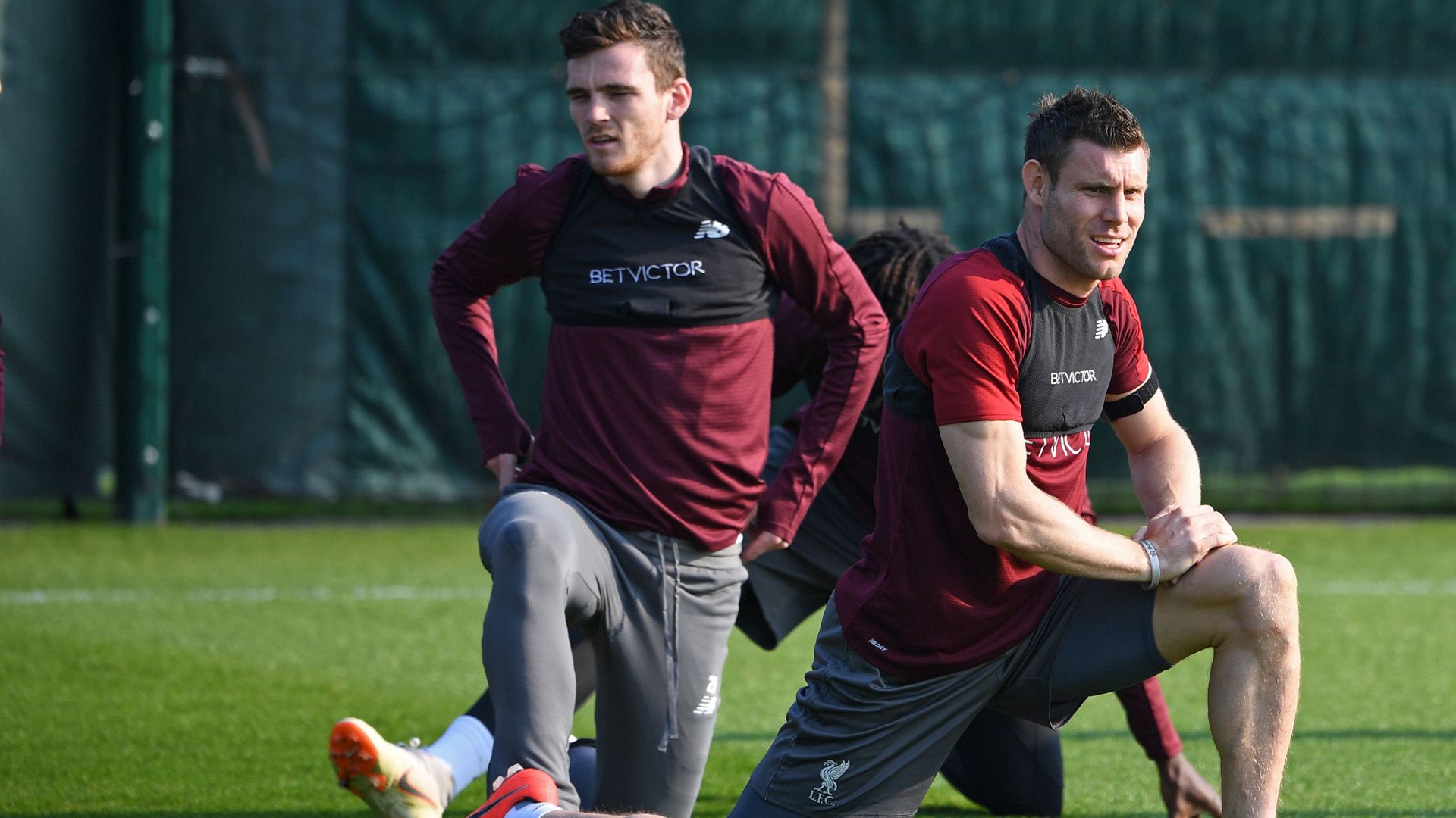 Andy Robertson James Milner Liverpool 2019