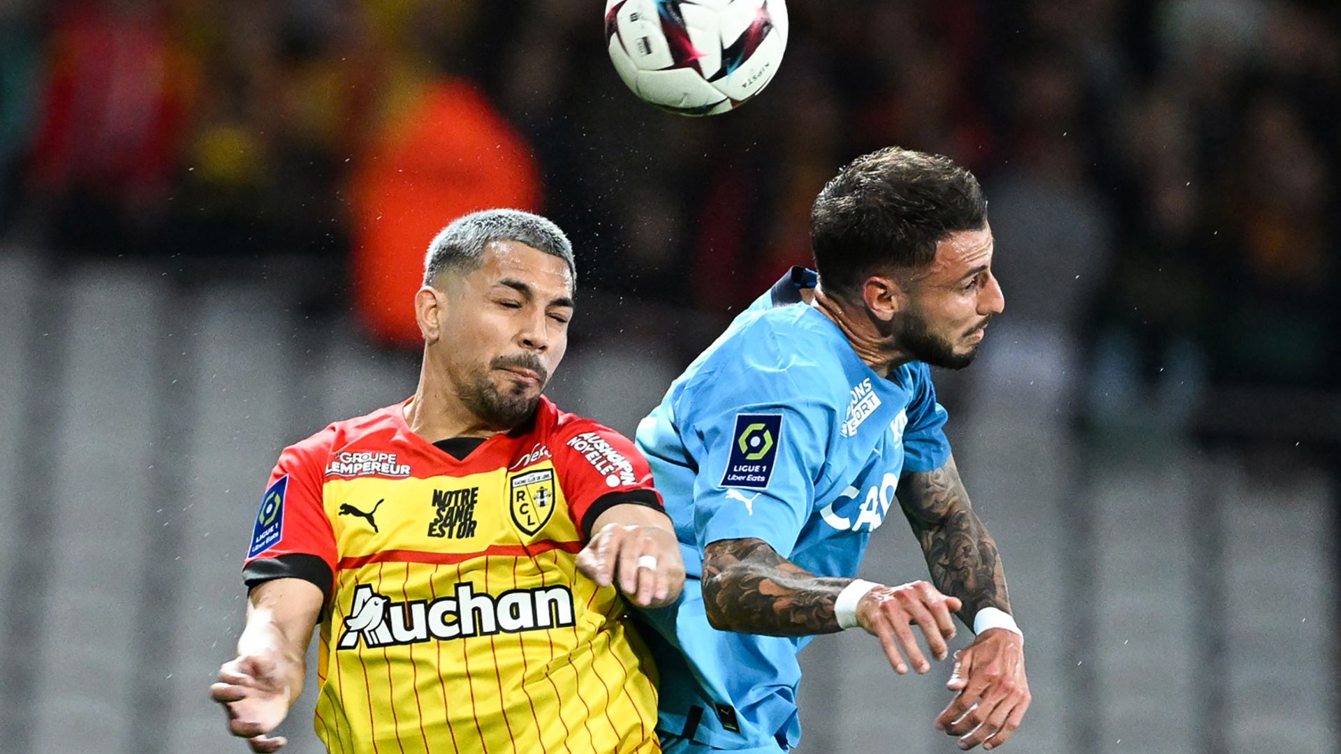 Facuno Medina Jonathan Clauss Lens Marseille Ligue 1 06052023