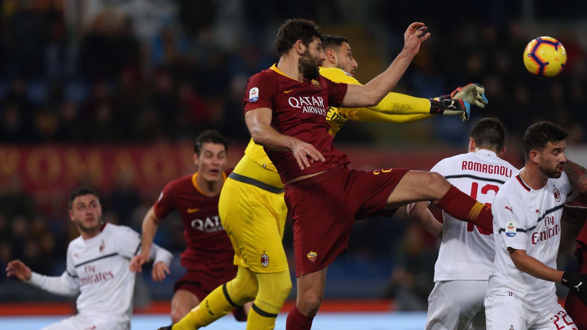 Roma Milan Donnarumma Fazio 2019