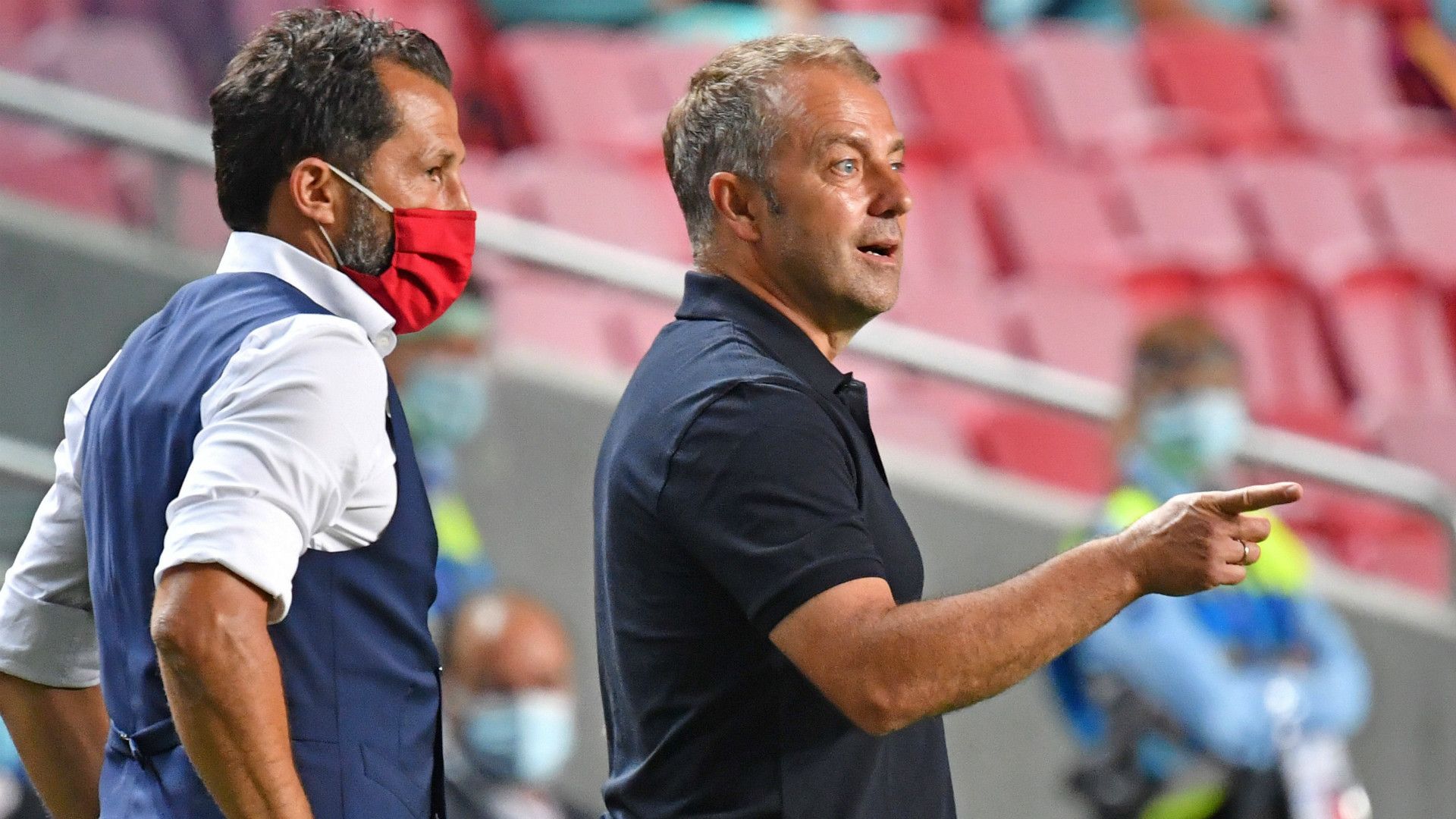 GERMANY ONLY: HASAN SALIHAMIDZIC HANSI FLICK BAYERN MÜNCHEN