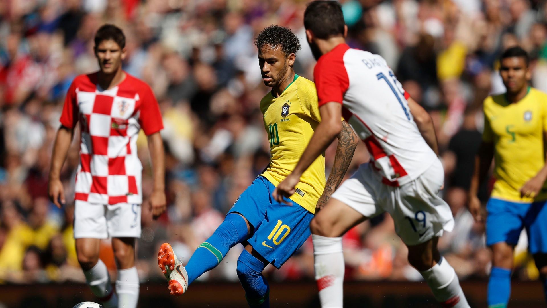 Neymar Brazil Croatia Friendlies 03062018