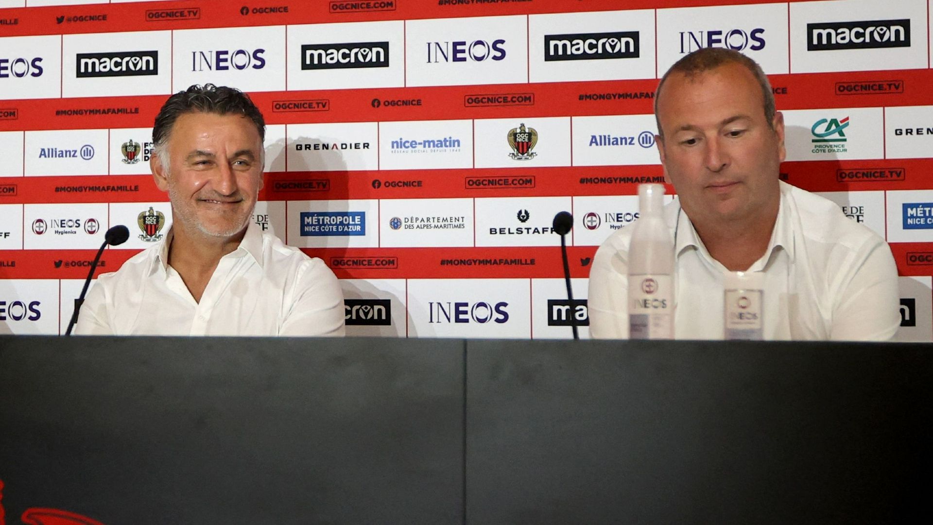 Christophe Galtier Julien Fournier Nice 