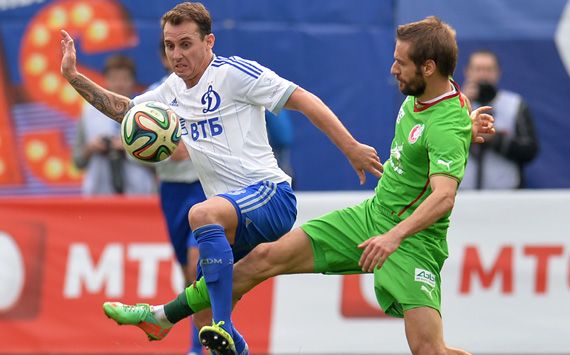 Luke Wilkshire Dinamo Moscow v Rubin Kazan Russian Premier League 2013-14