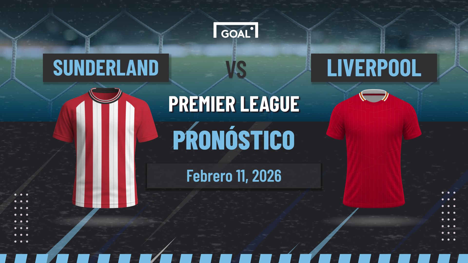 Sunderland vs Liverpool Pronóstico y Apuestas Premier League | 11/02/26