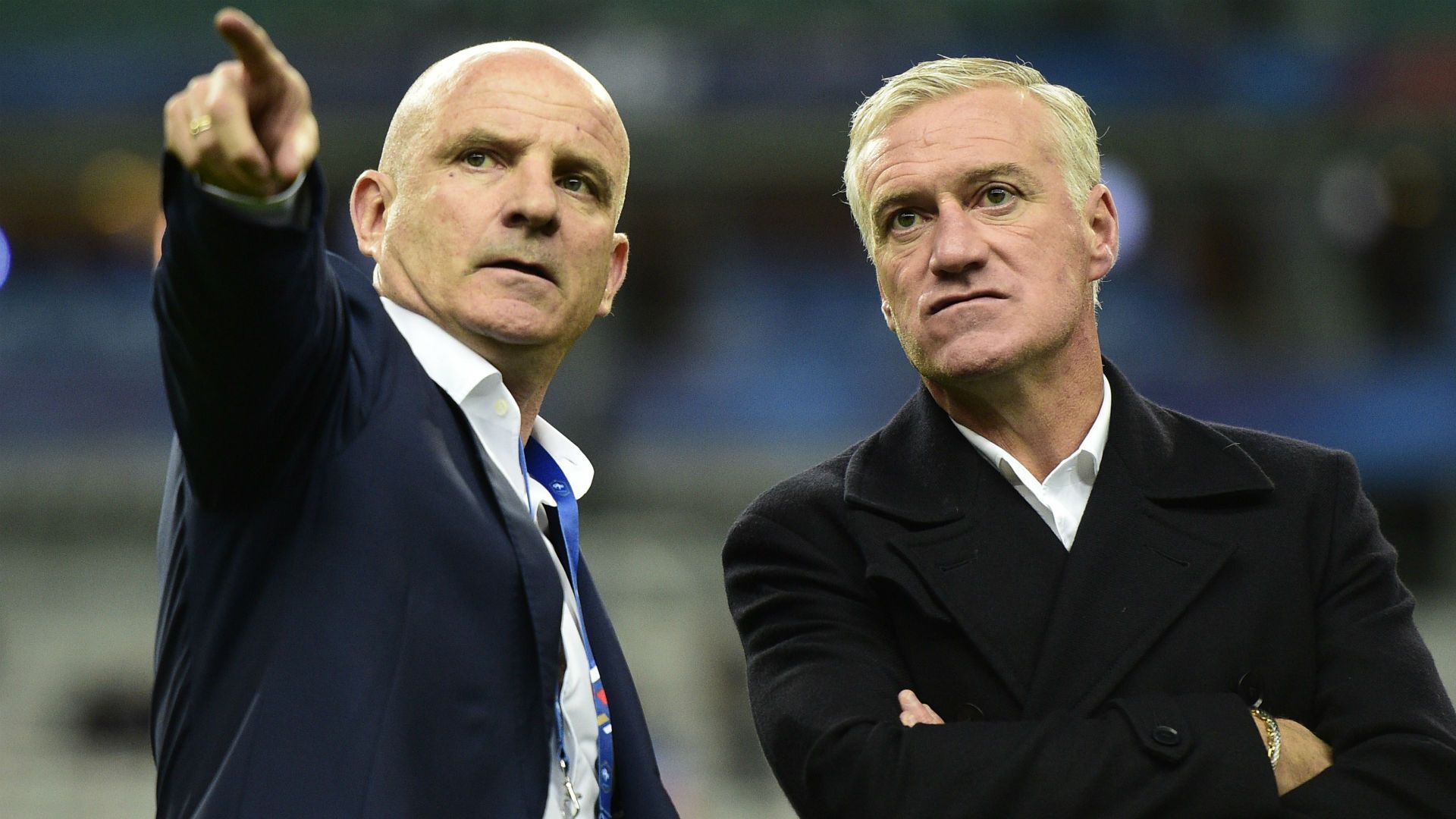 Didier Deschamps Guy Stephan France Brazil Friendly 26032015